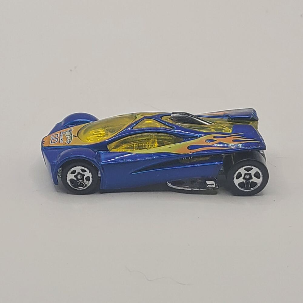 Hot Wheels - 2005 Track Aces - Blue Sling Shot (loose)